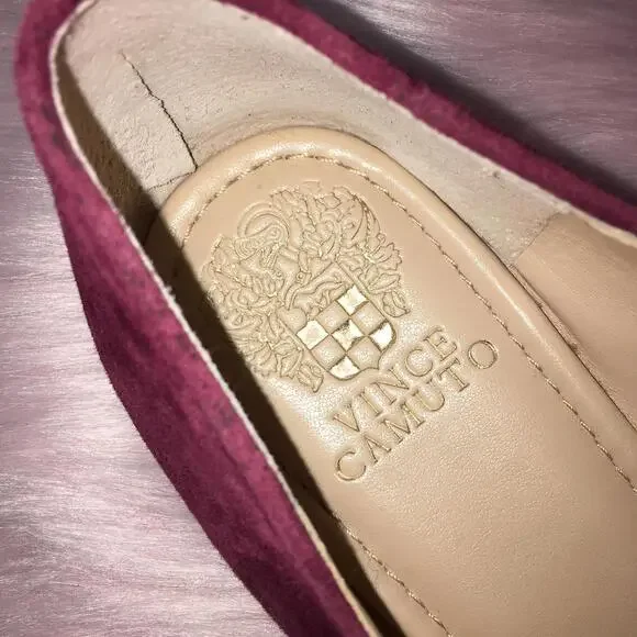 Vince Camuto Women's Size 10 M / 40 Flats Suede Bows - Picture 3 of 5
